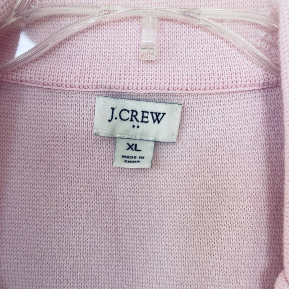 J. Crew Pink Sweater Jacket Shacket Size XL - Picture 2 of 10
